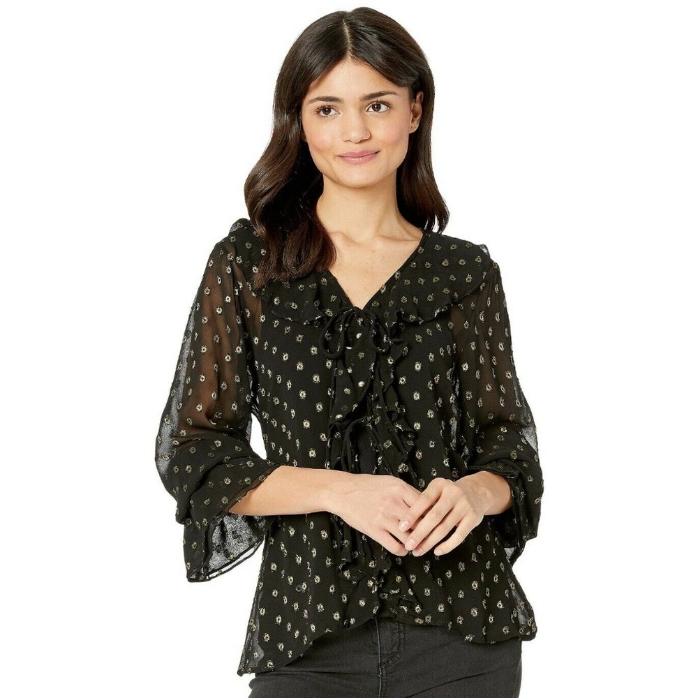 Jen's Pirate Booty Runaway Ruffle Top XS/S